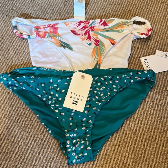 4 NWT BILLABONG/ROXY size large lot bundle - Picture 4 of 7